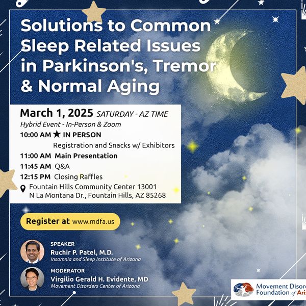 Parkinson's Sleep Webinar - Movement Disorders Foundation of America