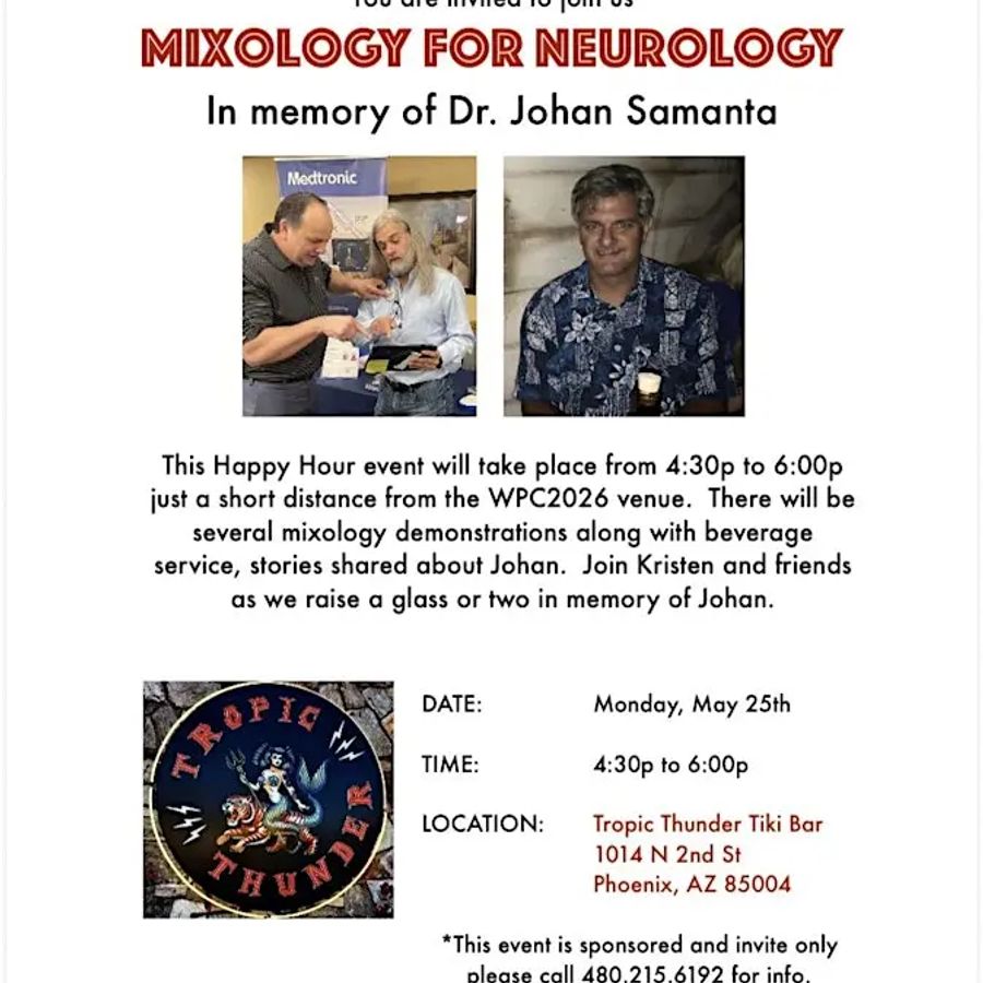 Mixology for Neurology - May 2026
